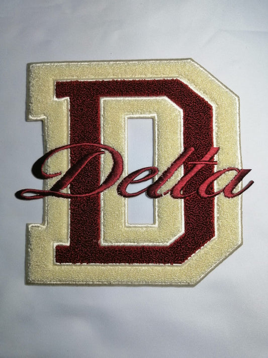 D-Delta Iron On Patch 9”x9”