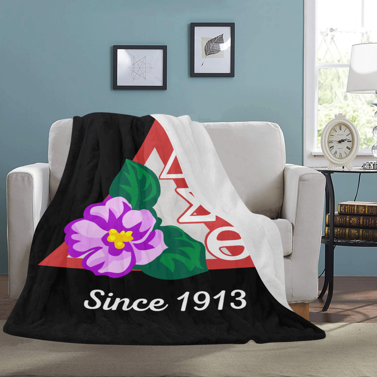 Since 1913 African Violet Fleece Blanket