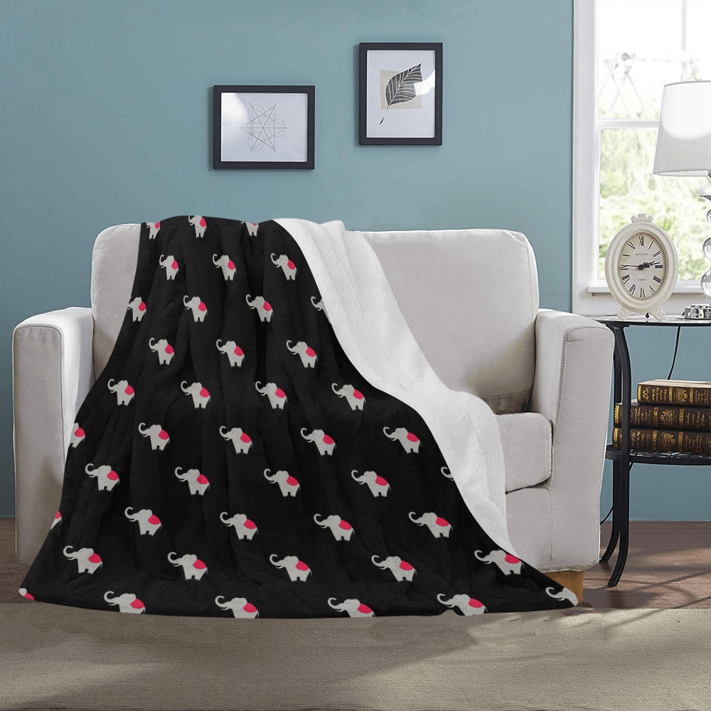 Elephant Fleece Blanket