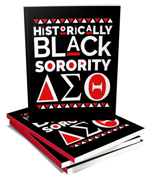 RCA Chapter.  Historically Black Sorority Journal 6”x9”