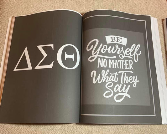RCA Chapter.  Historically Black Sorority Journal 6”x9”