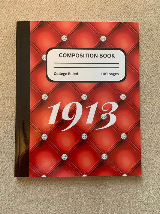 1913 Composition Notebook 9” x 7.5”